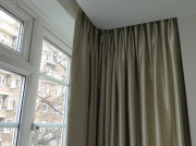 Curtains in recess