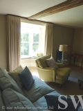 curtains fitted to ceiling