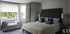 curtains from covered lath with sheer privacy roller blinds