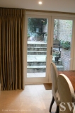 curtains from covered lath