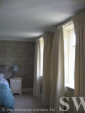 bedroom curtains covered lath