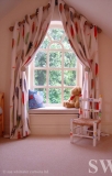 pitched curtains