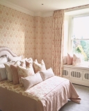 Curtains from covered lath