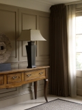 Curtains and sheers from covered lath