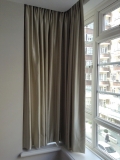 curtains in recess