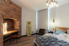 bedroom electric blind shut