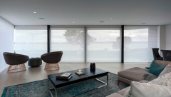 Electric blinds closed