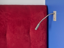 Hertfordshire, headboard and light