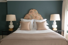 Cushions on bed