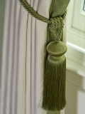 Green tie back