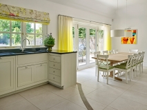 Roman blind and single pleat curtains from pole