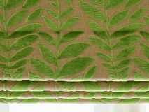 Designers Guild Folgia Leaf Roman blinds