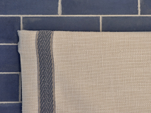 Roman blind with inset border