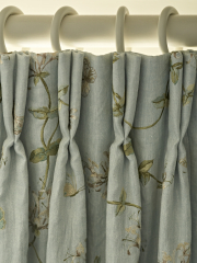 Double Pleat Curtains from a Pole  - The Old Rectory