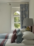Single Stacking Curtain from a Pole - The Old Rectory