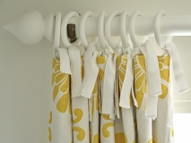 Curtains from a Pole  - The Old Rectory