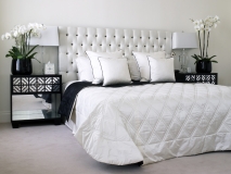 headboard with cushions