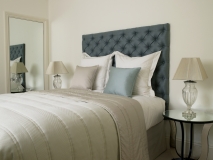 buttoned headboard